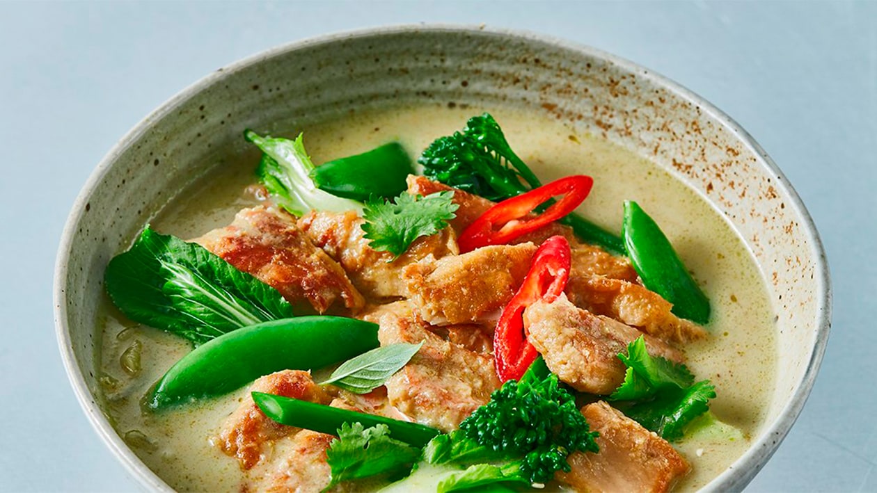 Curry verde tailandés vegetariano The vegetarian Butcher – - Receta - UFS
