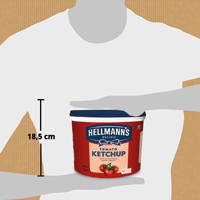 Ketchup Hellmann's cubo 5Kg Sin Gluten - 