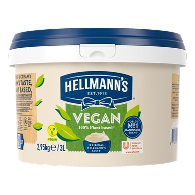 Hellmann’s Vegana sin gluten cubo 3L - Hellmann’s vegana, con todo el sabor y textura Hellmann’s