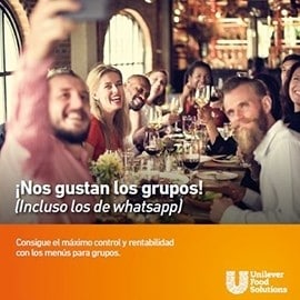 Gestiona los menús para grupo Gestiona los menús para grupo