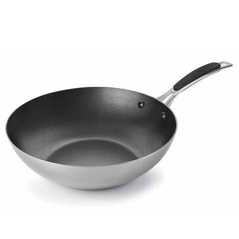 Wok Lacor Antiadherente Trimetal, 28 cm Inox 18/10 ref: 53829 - 