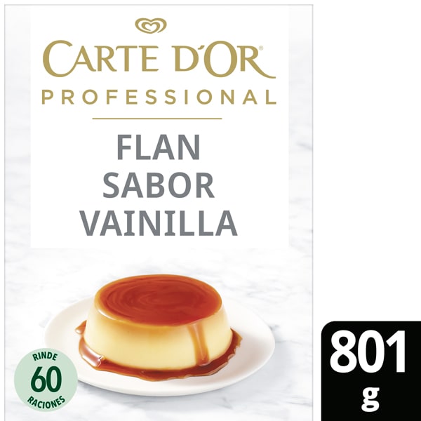 Carte d'Or Flan de Vainilla deshidratado 60 raciones 801g - 