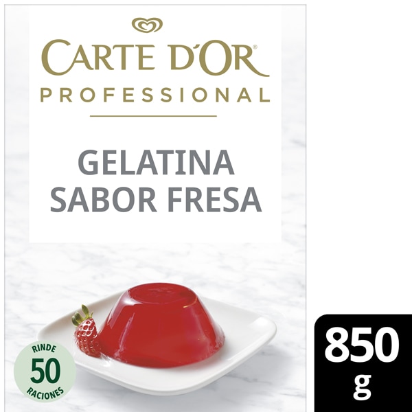 Carte d'Or Gelatina Fresa 50 raciones 850g