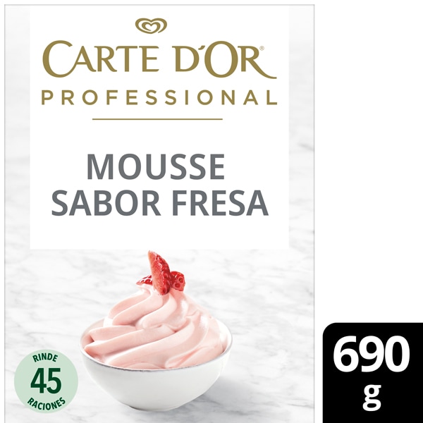 Mousse sabor Fresa Carte d'Or 45 raciones - 