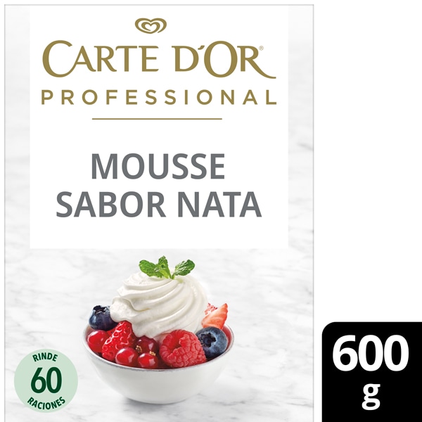 Carte d'Or Mousse sabor Nata 60 raciones 600g - 