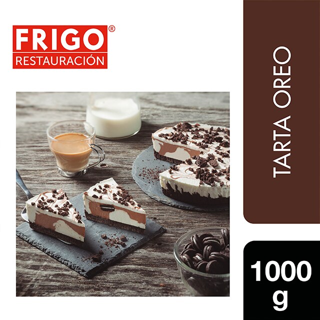 Tarta Oreo con Mini Oreo Frigo Restauración 1Kg - Las tartas y bizcochos de Frigo Restauración están preparadas tal y como tú las harías, la tarta Oreo