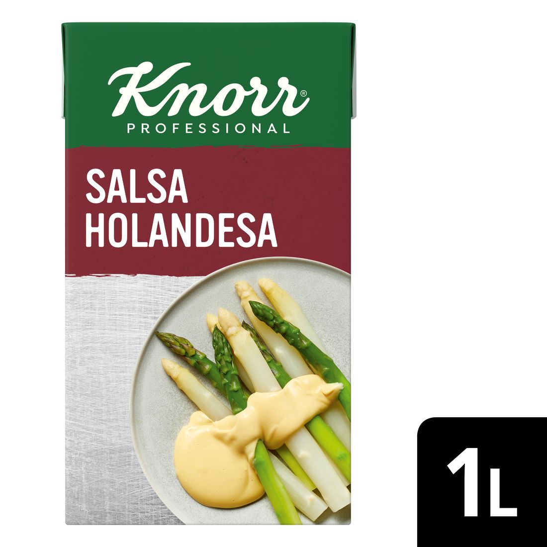 Knorr Salsa Líquida Holandesa lista para usar sin gluten brik 1L - La Salsa Líquida Holandesa Knorr, lista para usar, permite aumentar y actualizar tu oferta con total control y confianza.