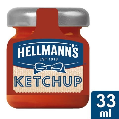 Para exponer Ejecución ley Hellmann's Mini tarro de cristal Ketchup para bares