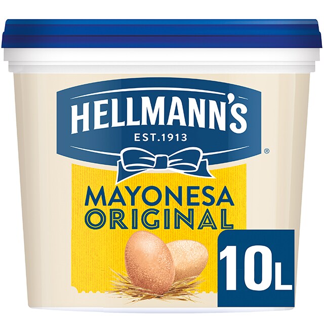 Hellmann’s Original mayonesa sin gluten cubo 10L