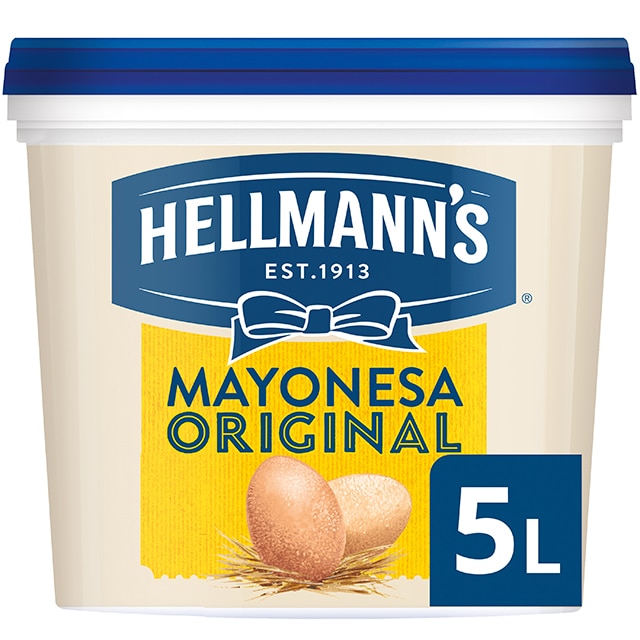 Hellmann’s Original mayonesa sin gluten cubo 5L