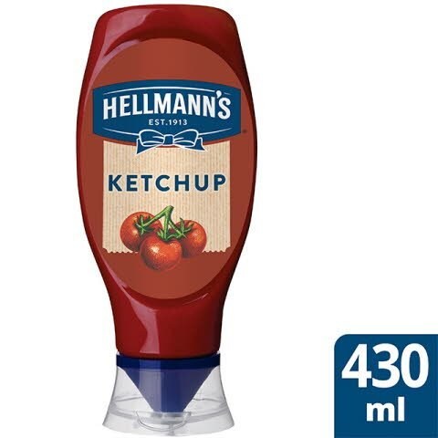 Ketchup Hellmann's bocabajo 486g Sin Gluten - 