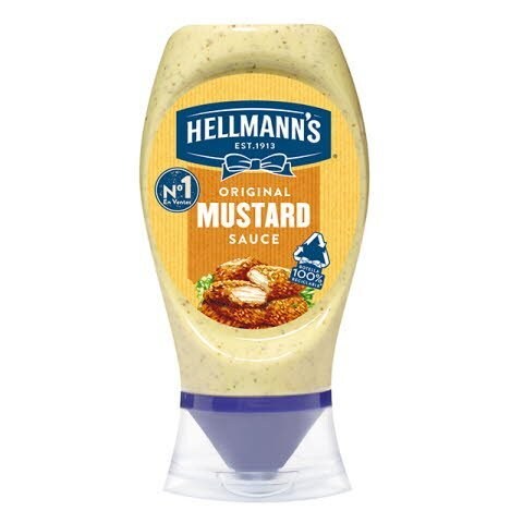 Mostaza Hellmann's bocabajo 250ml Sin Gluten