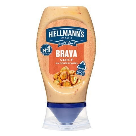 Salsa Brava Hellmann's bocabajo 250ml Sin Gluten - 