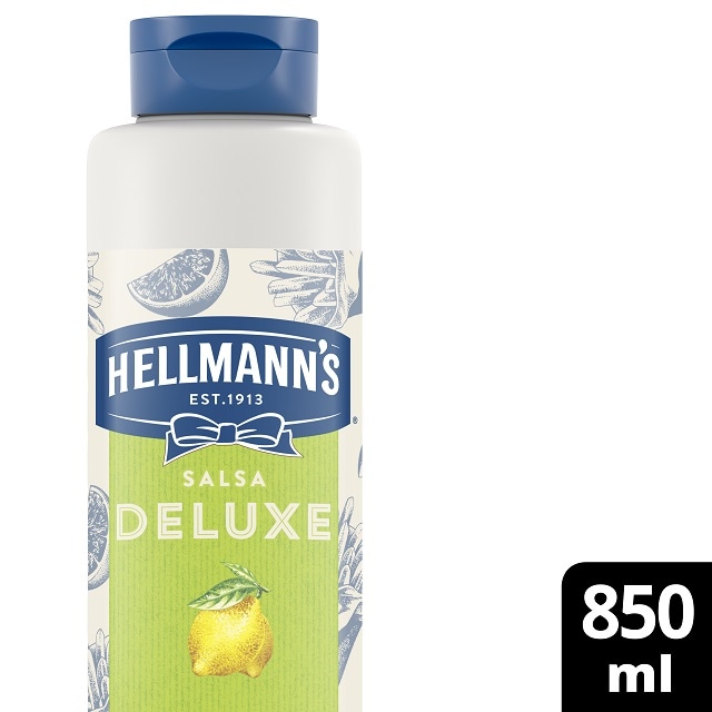 Salsa Deluxe Hellmann's botella 850ML - Salsa Especial Deluxe Hellmann’s. Nuevos sabores en un práctico envase