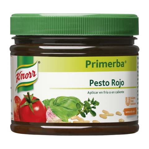 Knorr Primerba de Pesto Rojo bote de 340g Sin Gluten - 