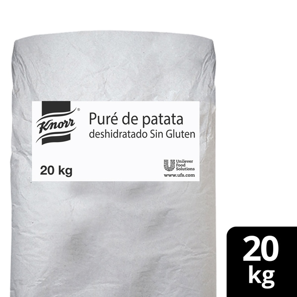Knorr Puré de patatas copos saco 20Kg Sin Gluten - 