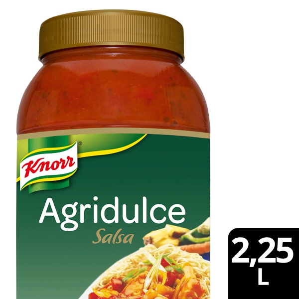 Knorr Salsa Agridulce líquida lista para usar Sin gluten bote 2,25L