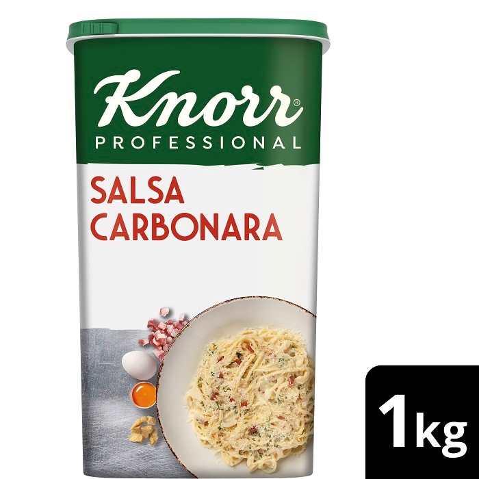 Knorr Salsa Carbonara para pastas deshidratada bote 1kg - 