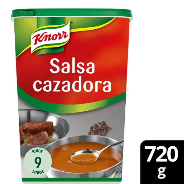 Knorr Salsa Cazadora deshidratada para carnes bote 720g - 