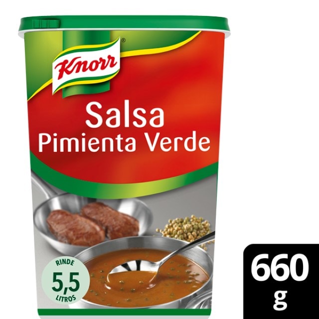 Knorr Salsa Pimienta Verde deshidratada bote 660g - 