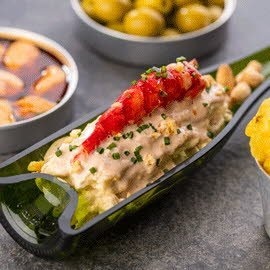 Ensladilla Carabineros y ajo negro Ensladilla Carabineros y ajo negro