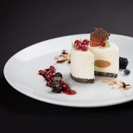 Crema de chocolate blanco a la leche de coco