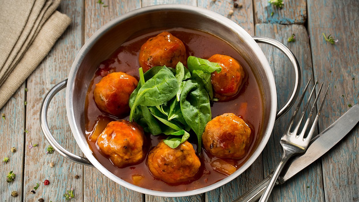 Albóndigas de cerdo agridulces sin gluten – - Receta - UFS