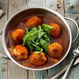 Albóndigas de cerdo agridulces sin gluten Albóndigas de cerdo agridulces sin gluten