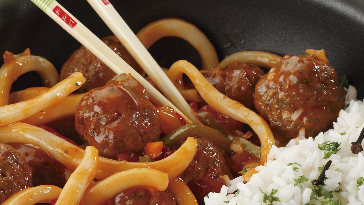 Albóndigas orientales con sepia y shiitake – - Receta - UFS