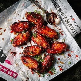 Alitas de pollo al horno con salsa Teriyaki con Knorr