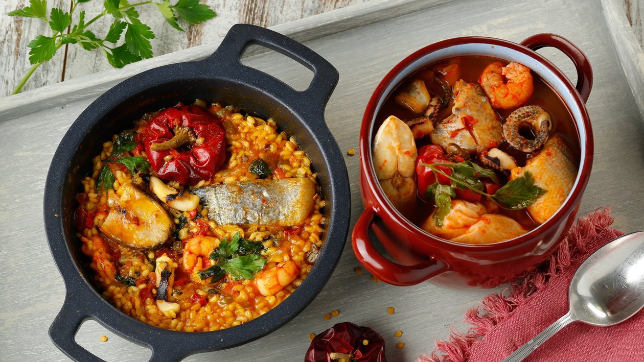 Arroz caldero del Mar Menor. Receta tradicional de la Región de Murcia