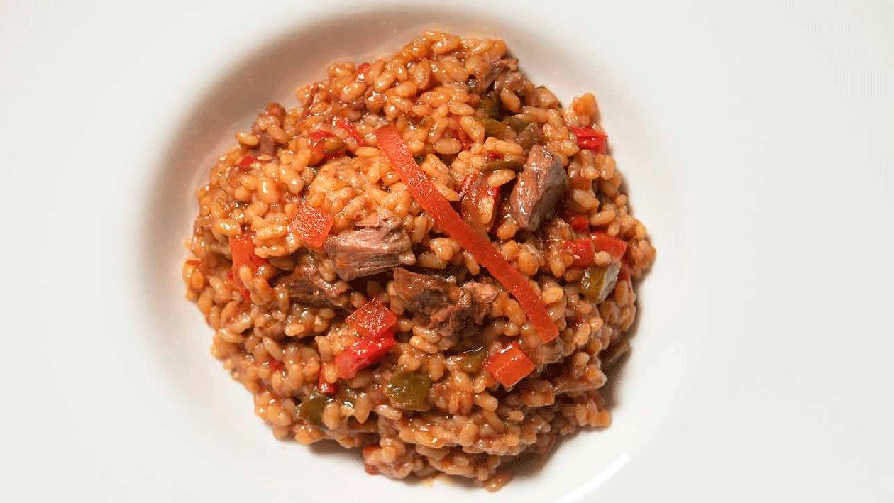 Arroz con carrillada ibérica, foie y membrillo con Knorr – - Receta - UFS