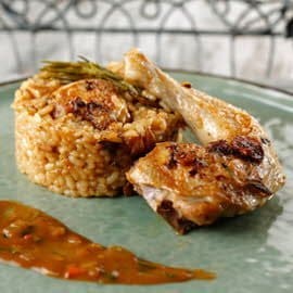Arroz con pitu de caleya Arroz con pitu de caleya