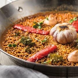 Arroz paella de verduras Arroz paella de verduras