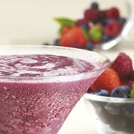 Batido fresco de frutas del bosque Batido fresco de frutas del bosque