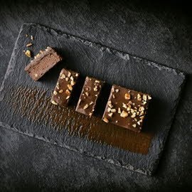 Brownie de batata con jengibre