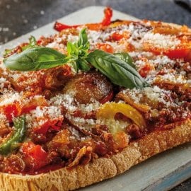 Bruschetta meat lovers Bruschetta meat lovers