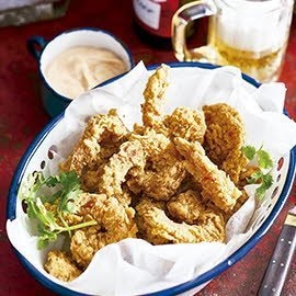 Cajun shrimp and chipotle mayo Cajun shrimp and chipotle mayo