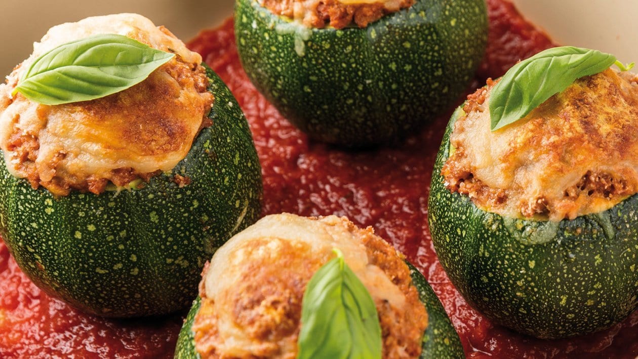 Calabacines rellenos de NoCarne – - Receta - UFS