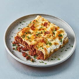 Canelones vegetarianos de NoCarne picada Canelones vegetarianos de NoCarne picada