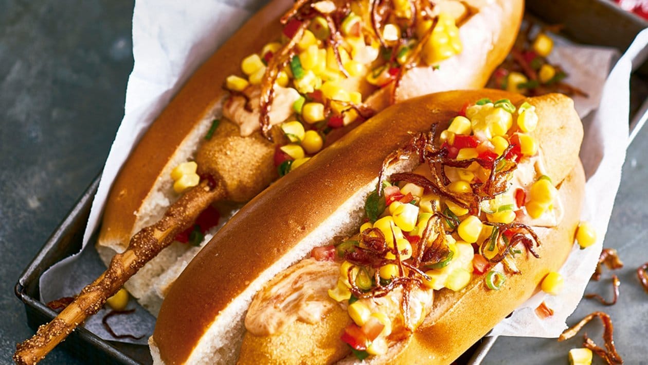 Mazorcas al chipotle, salsa y cebollas al tabasco – - Receta - UFS