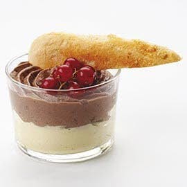Choco-blanco en mousse Choco-blanco en mousse