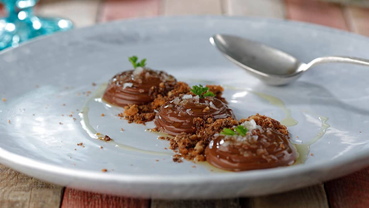 Crema de chocolate, galletas y aceite de oliva – - Receta - UFS