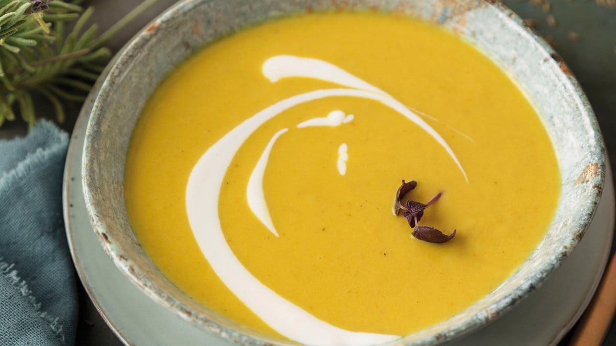 Crema de puerro y manzana verde al curry vegetariana – - Receta - UFS