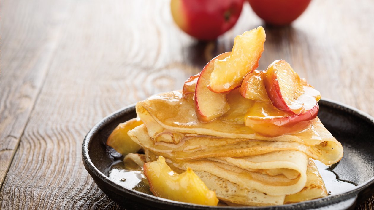 Receta de crepes de manzana – - Receta - UFS