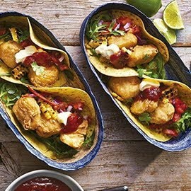 Crispy fish tacos Crispy fish tacos