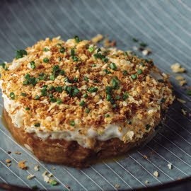 Croqueta deconstruida de ropa vieja del chef Javi Estévez Croqueta deconstruida de ropa vieja del chef Javi Estévez