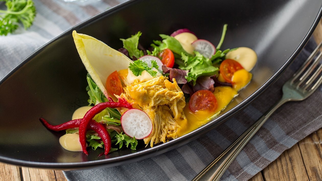 Ensalada de pollo escabechado sin gluten – - Receta - UFS