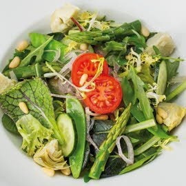 Ensalada verde con vinagreta Ensalada verde con vinagreta