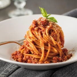 Espaguetis a la boloñesa de NoCarne picada veganos Espaguetis a la boloñesa de NoCarne picada veganos